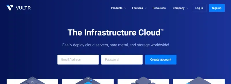 Vultr公式サイト